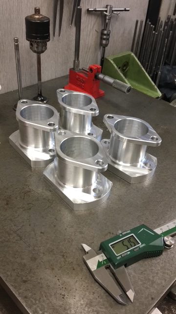 Inlet flanges